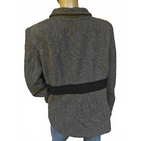 Old Navy Gray Wool Blend Coat Women’s Size XL - Picture 2 of 4